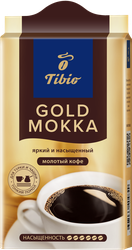 Кофе молотый TIBIO Gold Мокка натуральный жареный, 250г, детальное фото