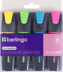 Набор текстовыделителей BERLINGO Textline HL300, Арт. 307914, фото