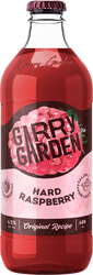 Напиток пивной GARRY GARDEN Hard Raspberry со вкусом и ароматом малины 
пастеризованный 4,5%, 0.4л, детальное фото