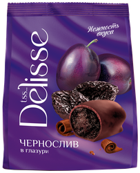 Конфеты DELISSE чернослив в глазури, 200г, изображение