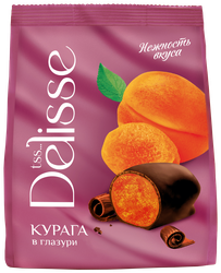 Конфеты DELISSE курага в глазури, 200г, фото