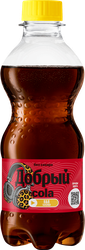 Напиток ДОБРЫЙ Cola без сахара сильногазированный, 0.3л, изображение