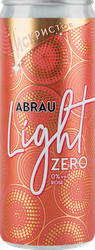 Напиток безалкогольный ABRAU LIGHT ароматизированный сильногазированный розовый, 0.25L, вид