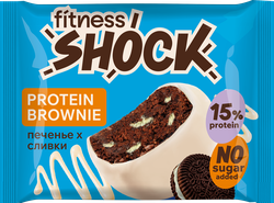 Брауни FITNESSHOCK с ароматом печенья, 50г, детальное фото