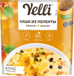 Каша из поленты YELLI Абрикос-арония, 60г, детальное фото