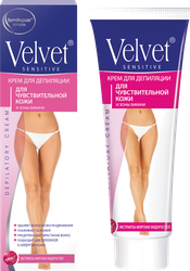 Крем для депиляции VELVET для чувствительной кожи и зоны бикини, 100мл, изображение