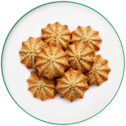 Печенье сдобное с маком, весовое, фотография