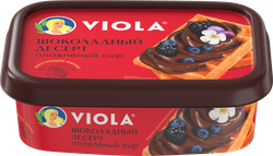 Сыр плавленый VIOLA Шоколадный десерт 30%, без змж, 180г, картинка