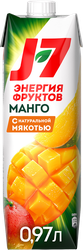Нектар J7 из манго с мякотью, 0.97л, фото