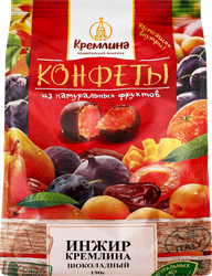 Конфеты КРЕМЛИНА Инжир шоколадный, 190г, фотография