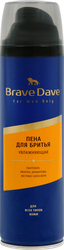 Пена для бритья BRAVE DAVE с увлажняющим эффектом, 200мл, вид