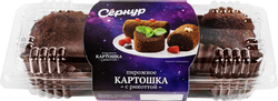 Пирожное бисквитно-кремовое СЗ СЕРНУРСКИЙ Картошка с рикоттой, 240г, изображение