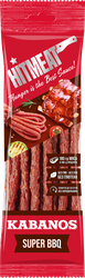 Снеки сырокопченые HITMEAT Kabanos Super BBQ, 80г, картинка