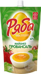 Майонез РЯБА Провансаль 67%, 350г, картинка