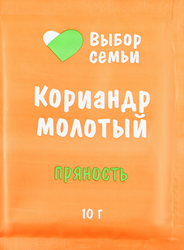 Кориандр ВЫБОР СЕМЬИ молотый, 10г, картинка
