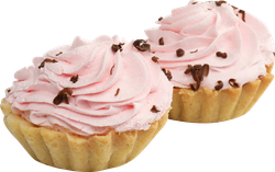 Пирожные ROYAL BAKER Корзиночки Вишня в шоколаде, 250г