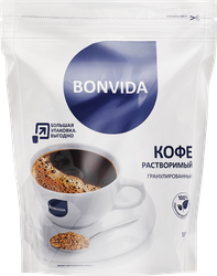 Кофе растворимый BONVIDA гранулированный, 500г, картинка