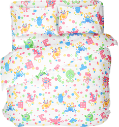 Пододеяльник HOMECLUB Kids 145х215см, поплин, детальное фото