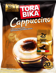 Напиток кофейный TORABIKA Cappuccino, 510г, крупный план