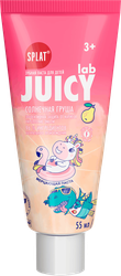 Зубная паста детская SPLAT Juicy Lab Груша со фтором, 55мл, изображение