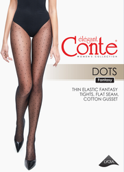 Колготки женские CONTE Fantasy Dots 20 den nero 2, Арт. 14С-48СП, фотография