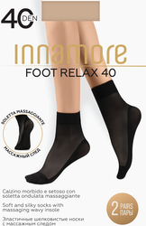 Носки женские INNAMORE Foot Relax 40 den miele, изображение