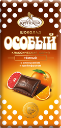 Шоколад ОСОБЫЙ с апельсином и грейпфрутом, 85г, картинка