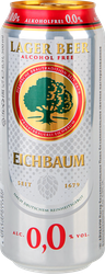 Пиво безалкогольное светлое EICHBAUM Lager Alkoholfrei пастеризованное фильтрованное, 0.5л, изображение