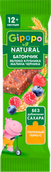 Батончик злаковый GIPOPO Яблоко, клубника, малина и черника, с 12 месяцев. 20г, картинка