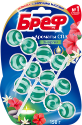 Туалетный блок БРЕФ Ароматы СПА Энергия 150г, 3шт, детальное фото