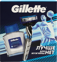 Набор подарочный GILLETTE Mach3 Turbo 3D Бритва+Лосьон после бритья Arctic Ice, 50мл, вид