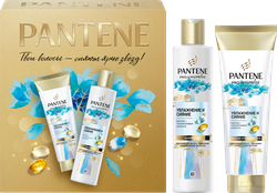 Набор подарочный женский PANTENE Шампунь для волос Pro-V Miracles, 250мл+Бальзам для волос Hydra, 160мл, фотография