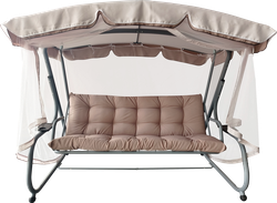 Качели 3-х местные GIARDINO CLUB 220х130х175см, Арт. YLX-4026A, фотография