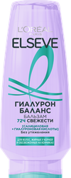 Бальзам для волос жирных у корней и обезвоженных на кончиках ELSEVE Гиалурон Баланс, 200мл, крупный план