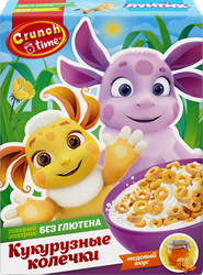 Готовый завтрак CRUNCH TIME Лунтик, колечки с медовым вкусом, 170г, фотография