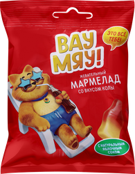 Мармелад жевательный ВАУ МЯУ! со вкусом колы, 70г, детальное фото