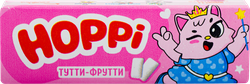 Жевательная резинка HOPPI со вкусом тутти-фрутти, 13,2г, изображение