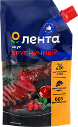 Соус ЛЕНТА Брусничный, 200г, фотография