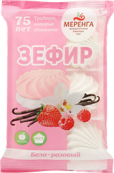 Зефир МЕРЕНГА бело-розовый, 270г, детальное фото