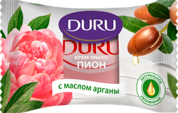 Крем-мыло туалетное DURU Пион с маслом арганы, 80г, изображение