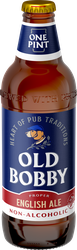 Напиток пивной безалкогольный OLD BOBBY Ale пастеризованный 0,5%, 0.568л, фотография