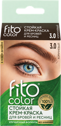 Крем-краска для бровей и ресниц ФИТОКОСМЕТИК Fito color, коричневый, 2х2мл, вид