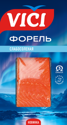 Форель слабосоленая VICI филе-кусок, 150г, детальное фото