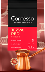Кофе молотый COFFESSO Jezva Red, 100г, фотография