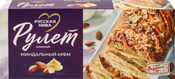 Рулет сдобный РУССКАЯ НИВА Твист Миндальный крем, 300г, детальное фото