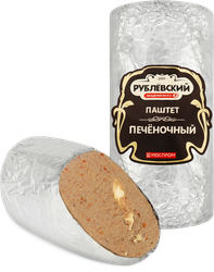 Паштет РУБЛЁВСКИЙ Печеночный мясной, 250г, детальное фото