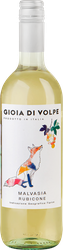 Вино GIOIA DI VOLPE Malvasia Rubicone сортовое ординарное белое полусладкое, 0.75л, изображение