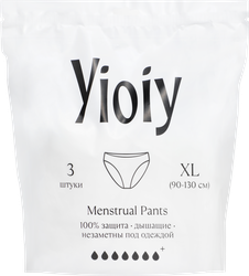 Прокладки-трусики гигиенические YIOIY L–XL, 3шт, детальное фото
