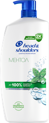 Шампунь HEAD&SHOULDERS Ментол против перхоти, 1000мл, крупный план
