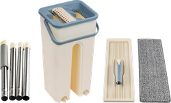 Швабра для пола РЫЖИЙ КОТ Clean hands, с насадкой из микрофибры + ведро, Арт. 310459, детальное фото